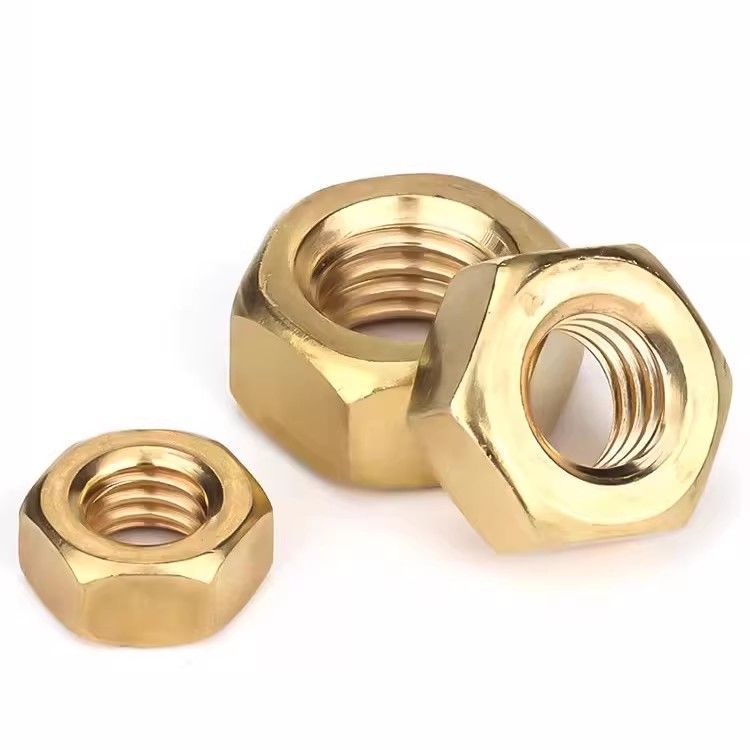 น็อตทองแดง น็อตทองแดง น็อตหกเหลี่ยมทองแดง น็อต น็อต น็อต M1.6M2.5M3M4M5M6M8M10M1212.2