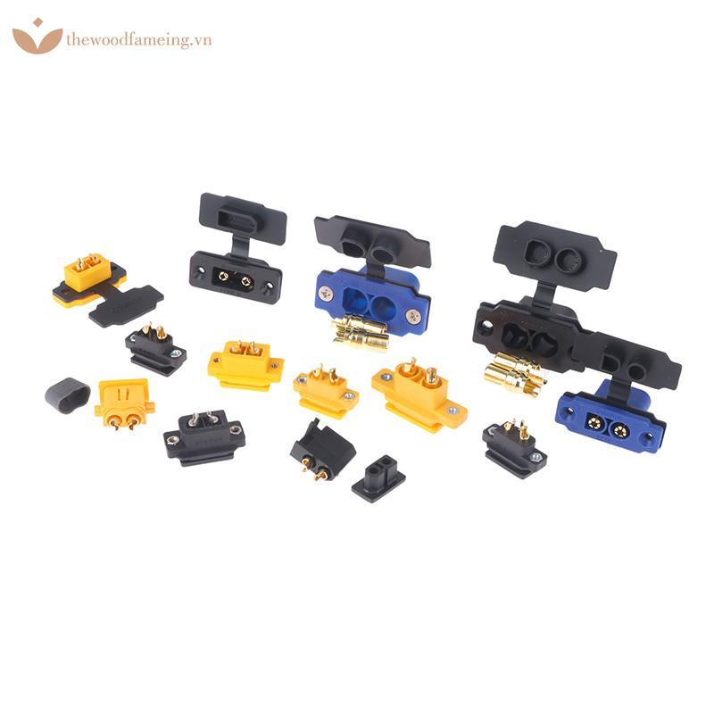 Thewoodfameing Quick Charge Mountable Plug XT60E XT90E EC5E EC8E พร้อมฝาครอบ High Current XT90 Conne