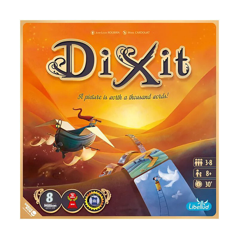 เกมกระดานภาษาอังกฤษ Dixit stella universe Only Words Party Strategy การ์ดเกม