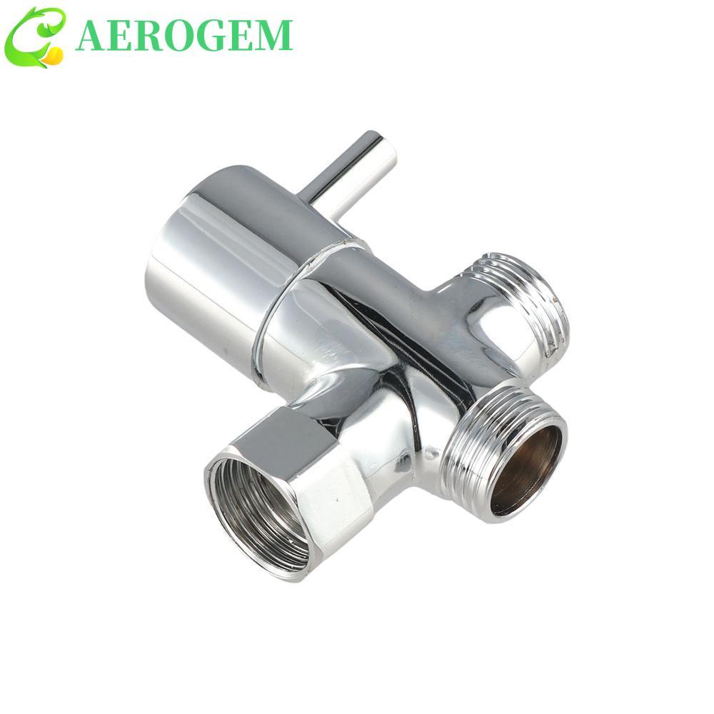 AEROGEM 3 Way Shower Head Diverter Valve, สามฟังก์ชั่น G1/2 3 Way Switch Faucet Valve, อุปกรณ์ห้องน้