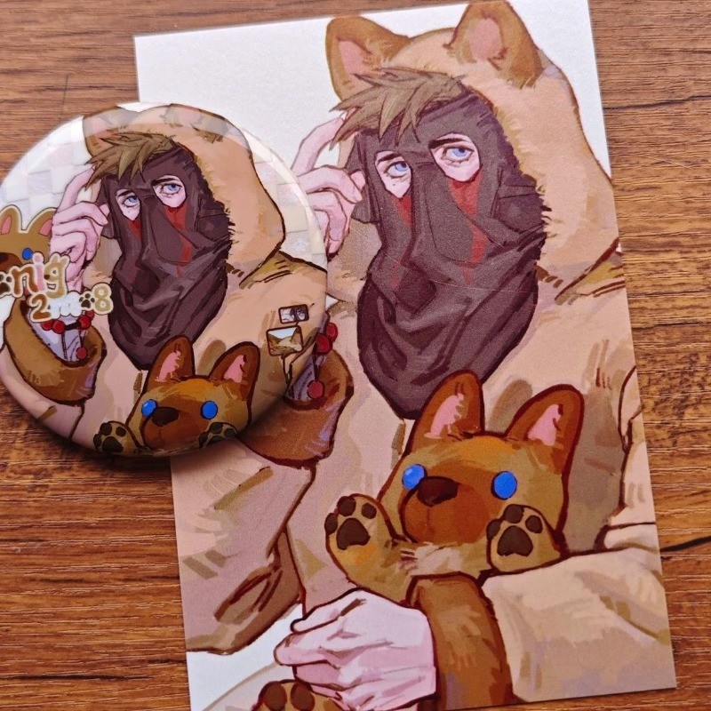 พินสัญลักษณ์.Call.of.Duty.Anime.Badges.Konig.Pajama.Series ทำจาก-metallic-พร้อมประกายระยิบระยับ เป็น