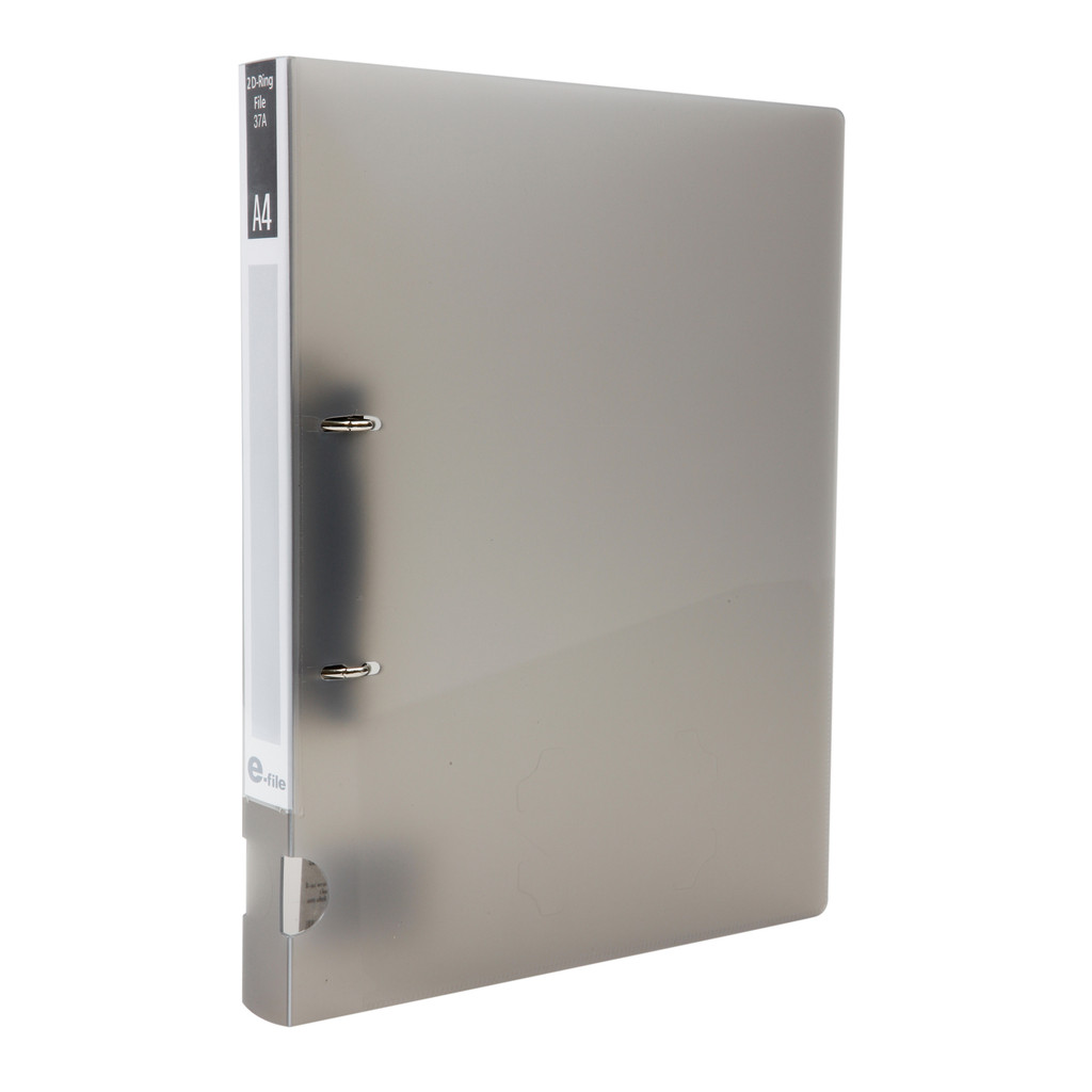 e-file แฟ้ม 2 ห่วง A4 สัน 1.5 นิ้ว เทา   37A