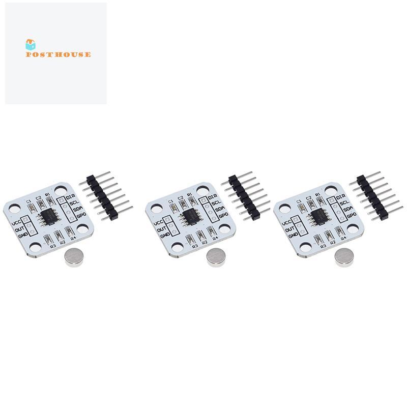 [posthouse]3 ชิ้น AS5600 Encoder 12 บิตแม่เหล็กเหนี่ยวนํามุมวัดเซนเซอร์โมดูลส่วนประกอบอิเล็กทรอนิกส์