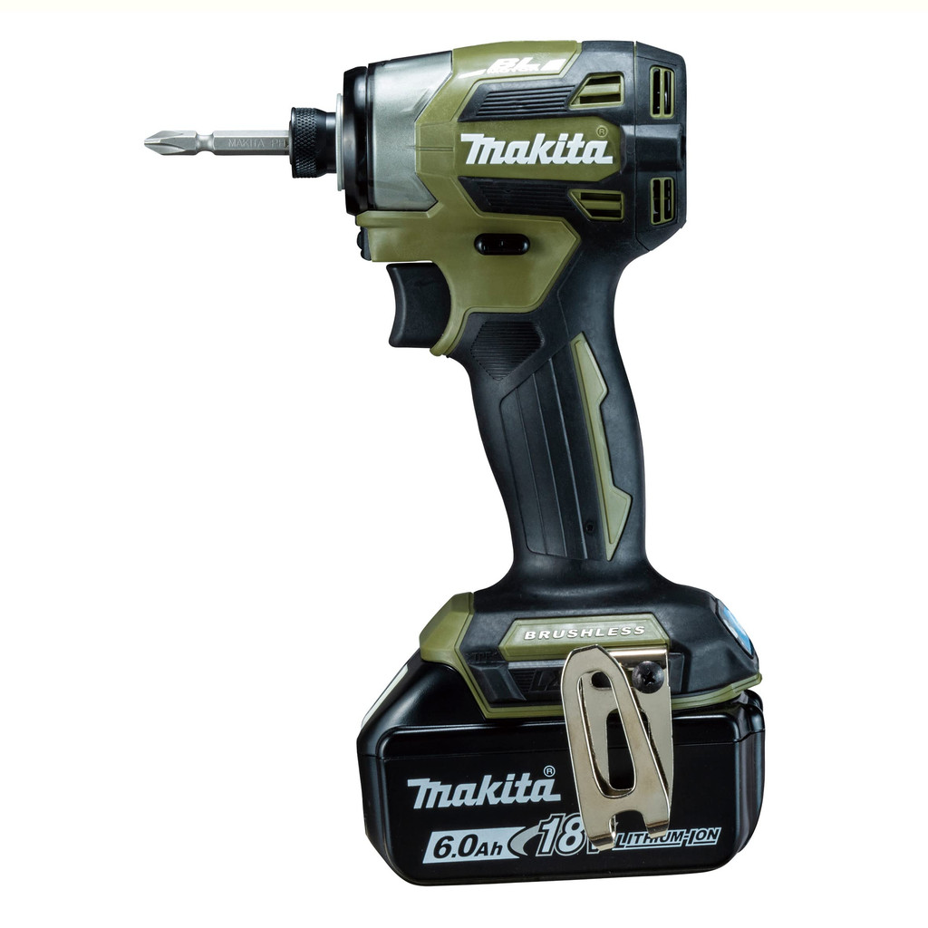 มาคิตะ (Makita) สว่านกระแทกแบบชาร์จไฟ 18V 6Ah พร้อมแบตเตอรี่ 2 ก้อน, ที่ชาร์จ, และกล่อง TD173DRGXO