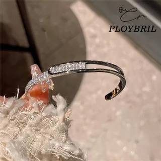 PLOYBRIL S017 กําไลเพชร Full Stars กำไลข้อมือผู้หญิง กําไลแฟชั่น เงินแท้ เครื่องประดับเพชร สวยหรู ใส่ได้ทุกโอกาส