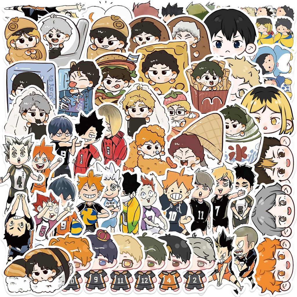 ❉ คิว เบบี้ ไฮคิว!! สติ๊กเกอร์ซีรีส์ 01 ❉ 50 ชิ้น/เซ็ต DIY แฟชั่นสติ๊กเกอร์ Doodle กันน้ํา