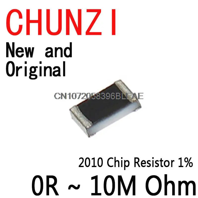 50PCS 2010 1% SMD Resistor 0R ~ 10M 3/4W 0 1 10 100 150 220 330 โอห์ม 1K 2.2K 10K 100K 220K 0R 1R 10