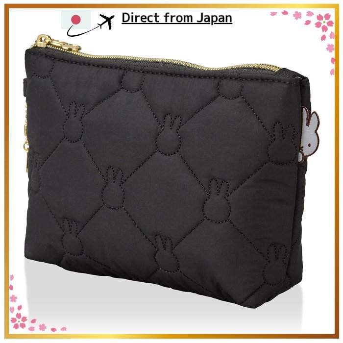 กระเป๋าผ้าลายควิลท์ Hapitas พร้อมจี้ห้อย กระเป๋าเครื่องสำอาง กระเป๋าใส่เครื่องประดับ Miffy 【Direct F