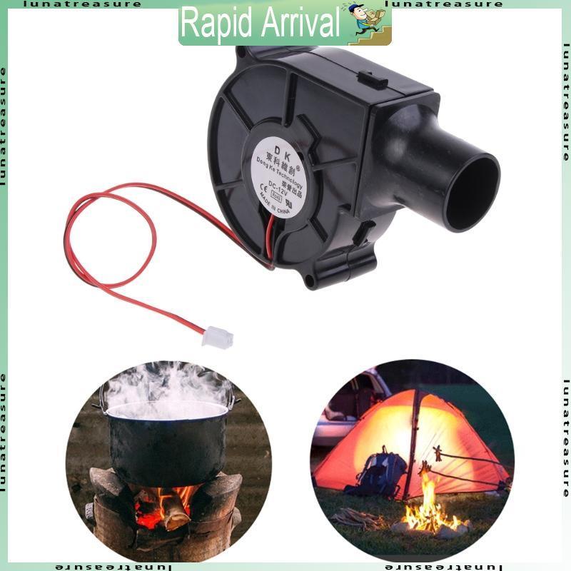 Lun BBQ Air Blower Smelting พัดลมโลหะ 5V 12V 24V 3700R 2Pin XH2 54 พร้อม Air Tube