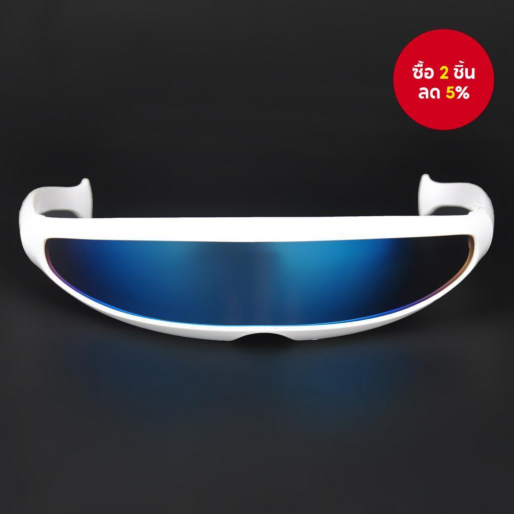 เลนส์กระจกแว่นกันแดดสไตล์หุ่นยนต์กีฬา ไม่จํากัดเพศ ป้องกัน ยูวี400 อนาคต