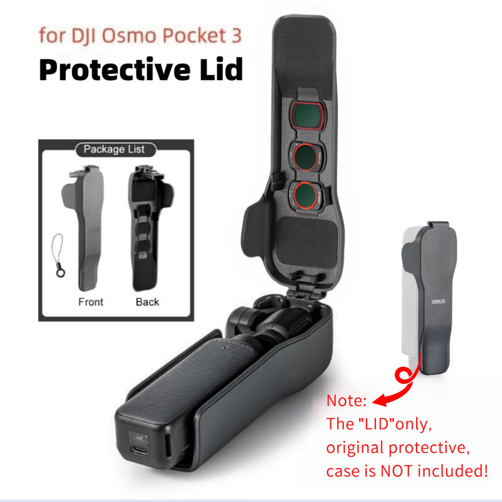 STARTRC DJI osmo Pocket 3 เคสป้องกันอุปกรณ์เสริมฝาครอบเลนส์กล้องแบบพกพา