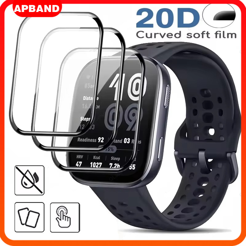 ป้องกัน Gores ฟิล์มป้องกันหน้าจอ แก้วนิรภัย / ฟิล์มนุ่มไฮโดรเจล for Smartwatch Amazfit Bip 6 สำหรับ