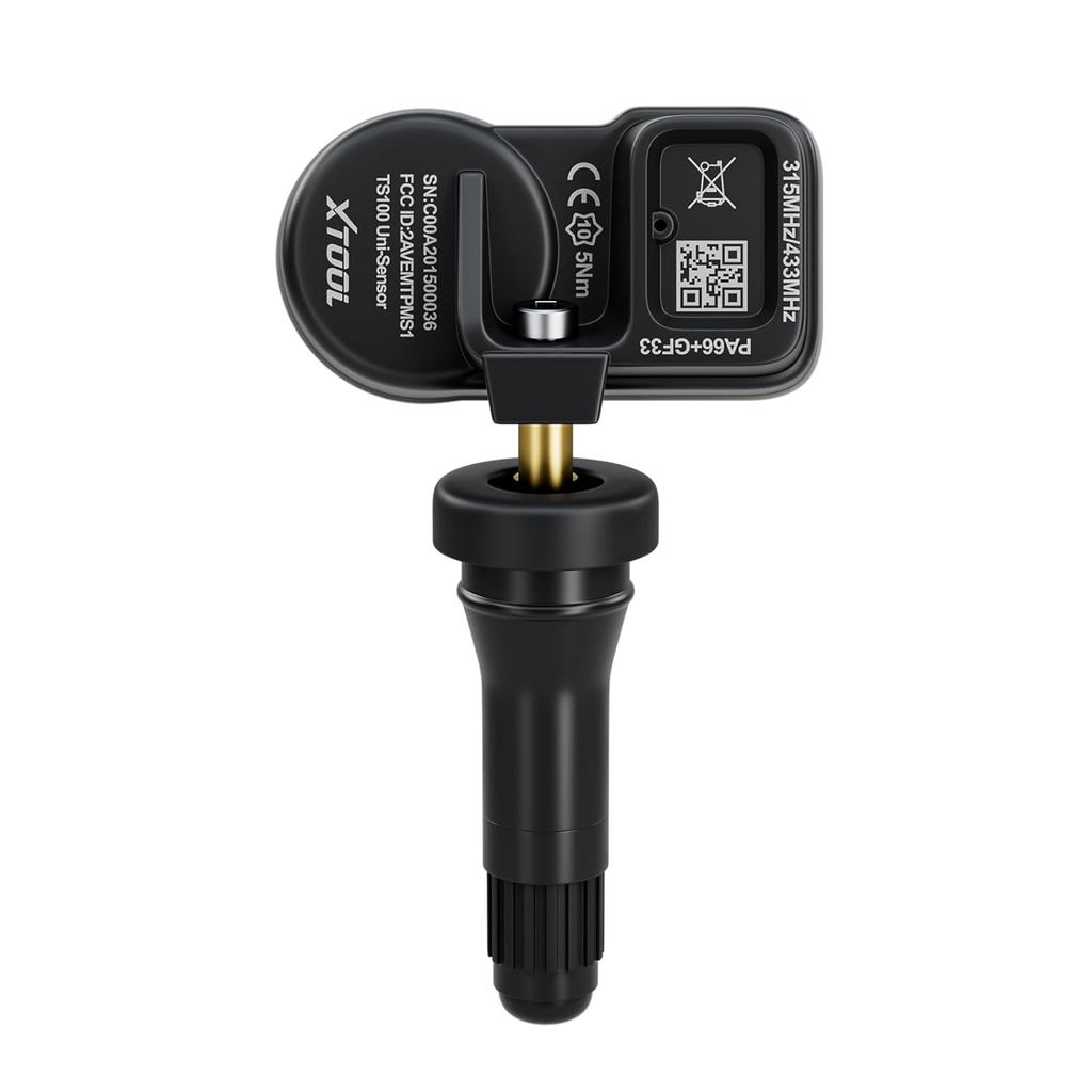 XTOOL TS100 เซ็นเซอร์ TPMS 315/433MHz สําหรับยานพาหนะทั้งหมด, เปลี่ยนเซ็นเซอร์ TPMS แบบตั้งโปรแกรมได