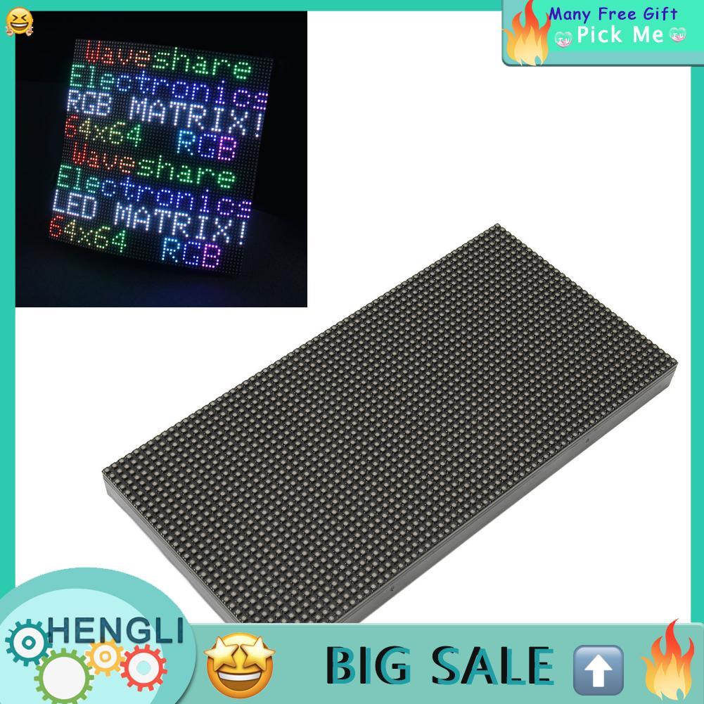 Hengli จอแสดงผล LED Hengli 64x32 พิกเซลดิจิตอลสีเต็มรูปแบบยืดหยุ่นด้วย LED RGB แต่ละตัวควบคุม 2048 ต
