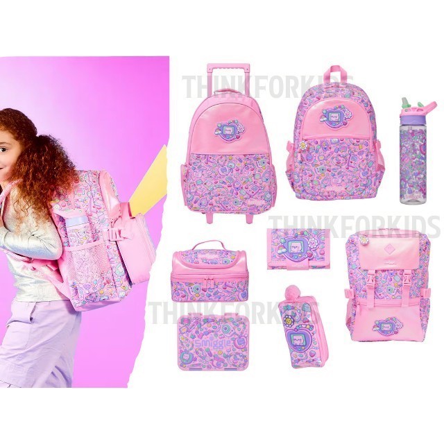 🛵พร้อมส่ง🌸ลาย แมว Candy ชุด SET กระเป๋าเป้ กล่องดินสอ ขวดน้ำ เซทสี กล่องอาหาร กระเป๋าเงิน คลิก🛍️