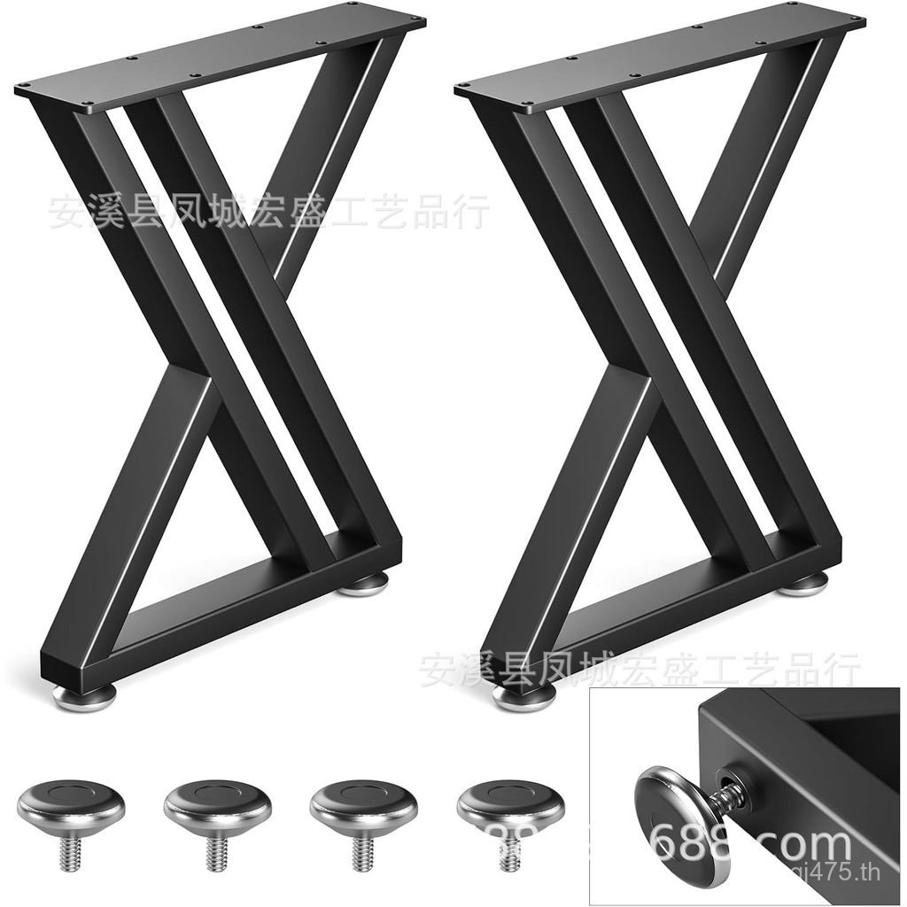 ขาโต๊ะสํานักงานเหล็กสามเหลี่ยมขาโต๊ะโต๊ะโลหะขายึดตารางข้ามพรมแดนบาร์ขาขายส่งโต๊ะคอมพิวเตอร์ร้านอาหาร