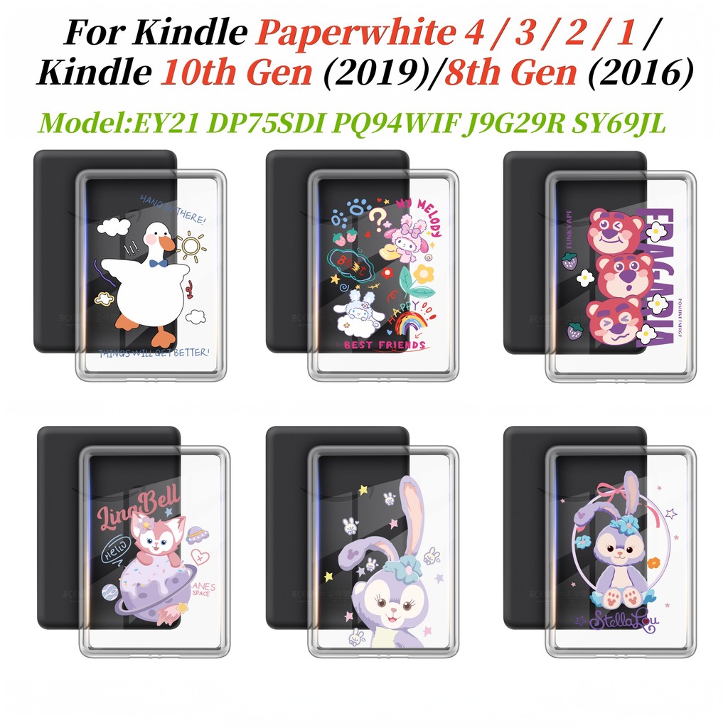 อะคริลิคสําหรับ Paperwhite 4 3 2 1 Kindle 10th 8th 7th 6th 5th Gen 6.0EY21 DP75SDI PQ94WIF J9G29R SY