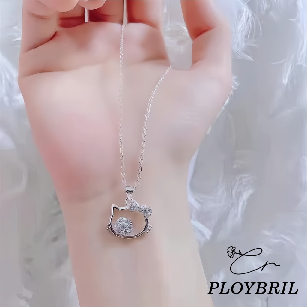 การ ์ ตูนสีชมพู Rhinestone Hello Kitty สร ้ รูปที่ 4