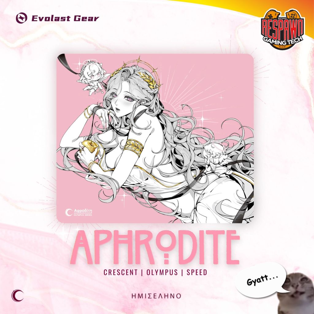EVOLAST GEAR Olympus Series [APHRODITE] แผ่นรองเมาส์สําหรับเล่นเกม