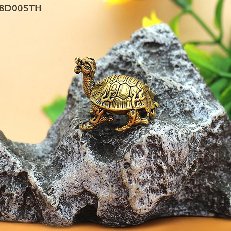 [JTS] เต่ามาสคอต รูปปั้นสัตว์อายุยืน ตกแต่งโต๊ะทํางาน [TH]