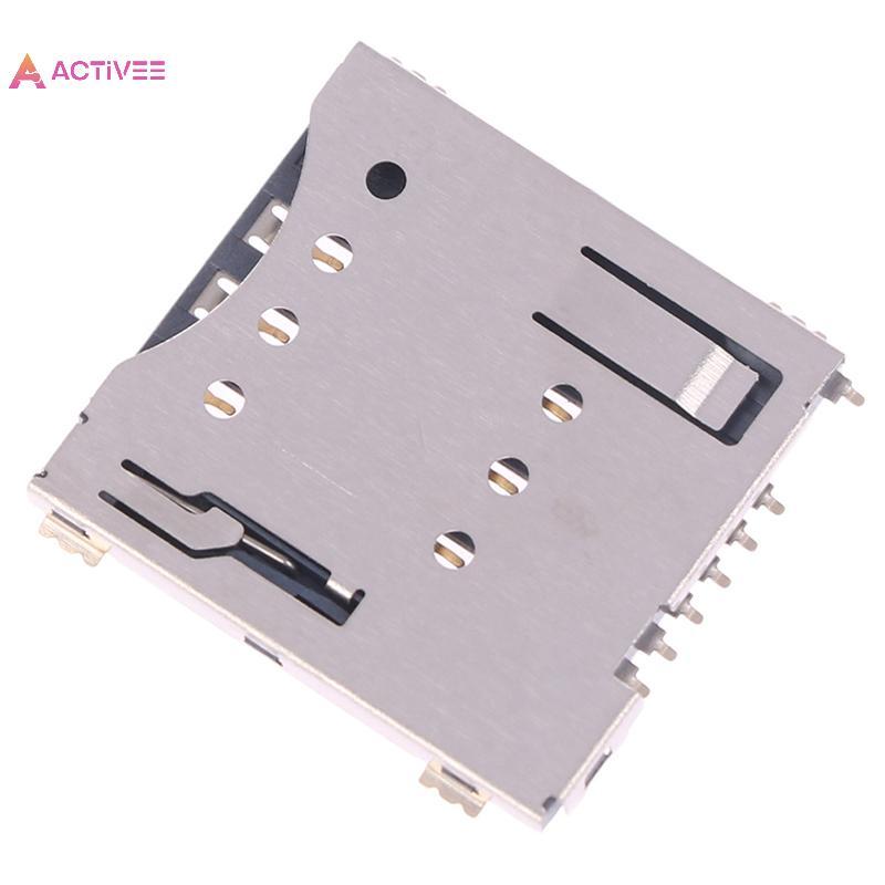 <Activee> MUP-C792 SIM Card Connector Patch Self-piercing 6 +1 P SIM Card Slot Socket Nice