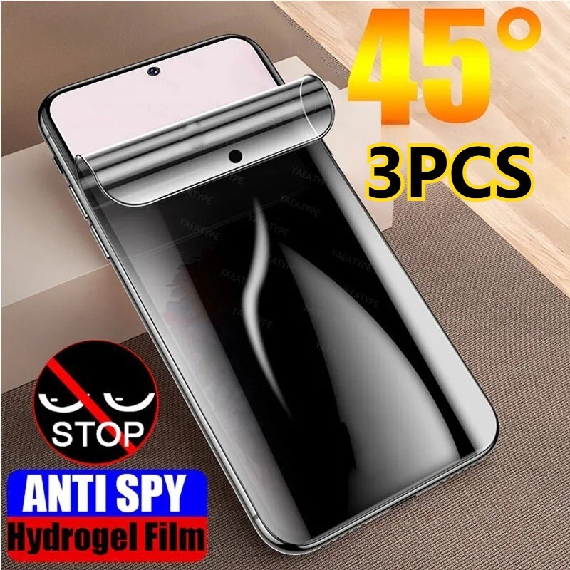 3 ชิ้น Matte Soft Hydrogel ฟิล์มสําหรับ Oukitel C65 C60 C6 C59 C5 C3 C2 C1 Pro Anti Spy ความเป็นส่วน