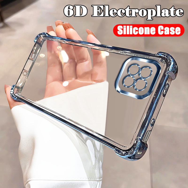 สําหรับ Samsung Galaxy กว้าง 5 6.6 นิ้ว SM-E426S SM-A226L ซิลิโคนนุ่มขอบชุบ Jelly กรณีทหารป้องกัน Cl