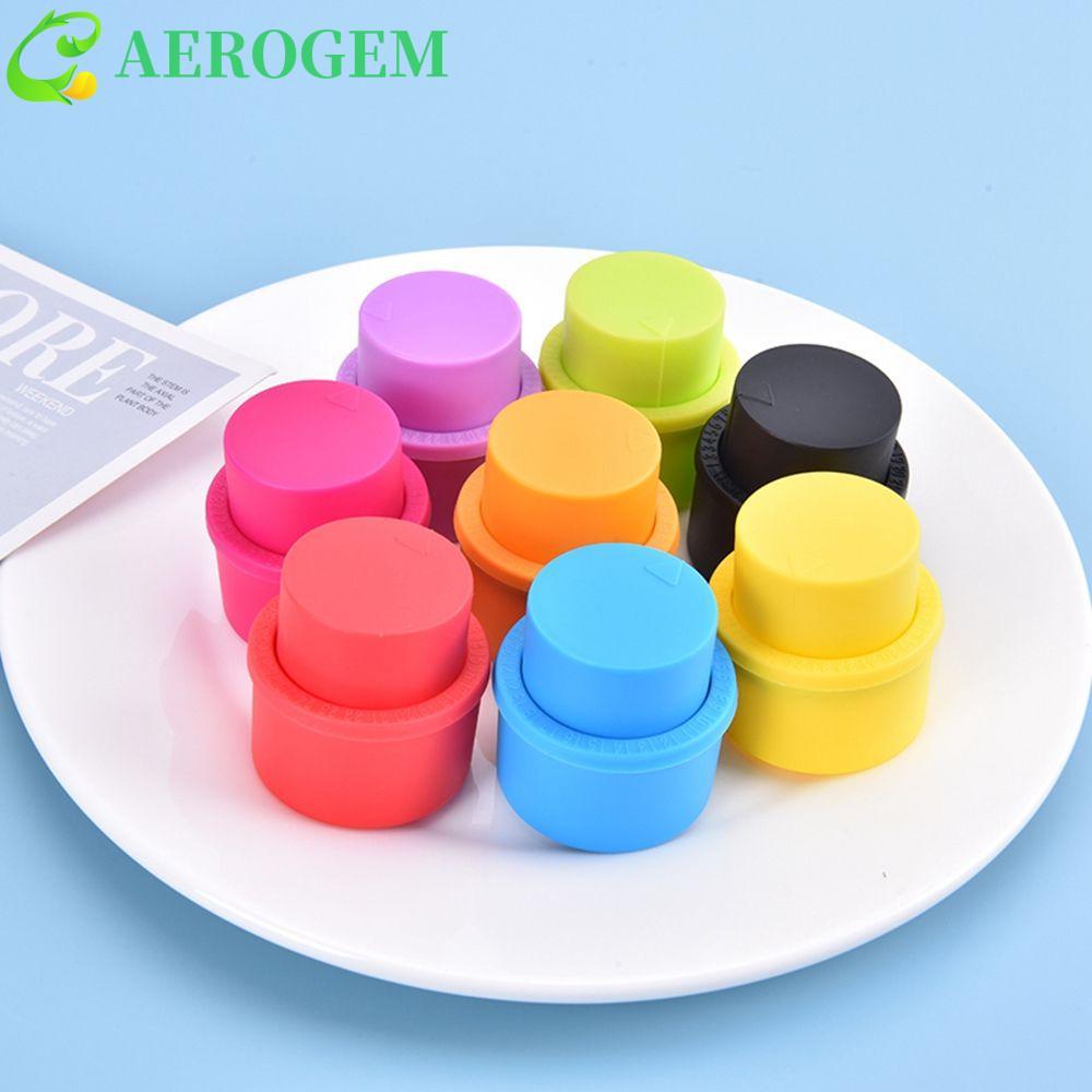 AEROGEM ขวดด้านบน Carbonated Push Type Soda Sealer Inflatable Fizzy Drink Saver ฝาปิด