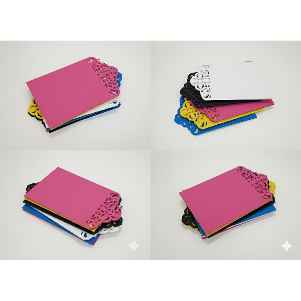 ฟิวเจอร์บอร์ด 3 พับ ลายฉลุ ลายไทย ขนาด 65X120 ซม. หนา 3 มม. มีหลายสีให้เลือก - รูปที่ 6