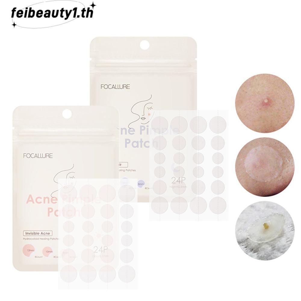Focallure 24 ชิ้น/ถุง Pimple Pimple Patch Day & Night Tea Tree Extract Pimple Pimple Patch สติกเกอร์