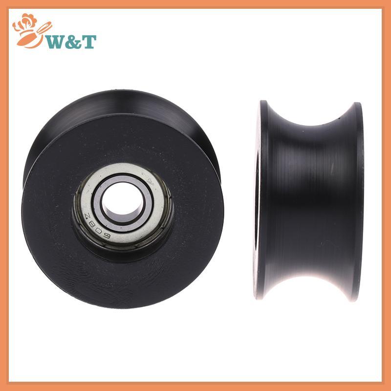 Hj 1 ชิ้น 8*4*20.5 มิลลิเมตรแบริ่งลูกกลิ้งไนลอน 080UU 8 มิลลิเมตร Groove Guide Pulley ปิดผนึก Rail G