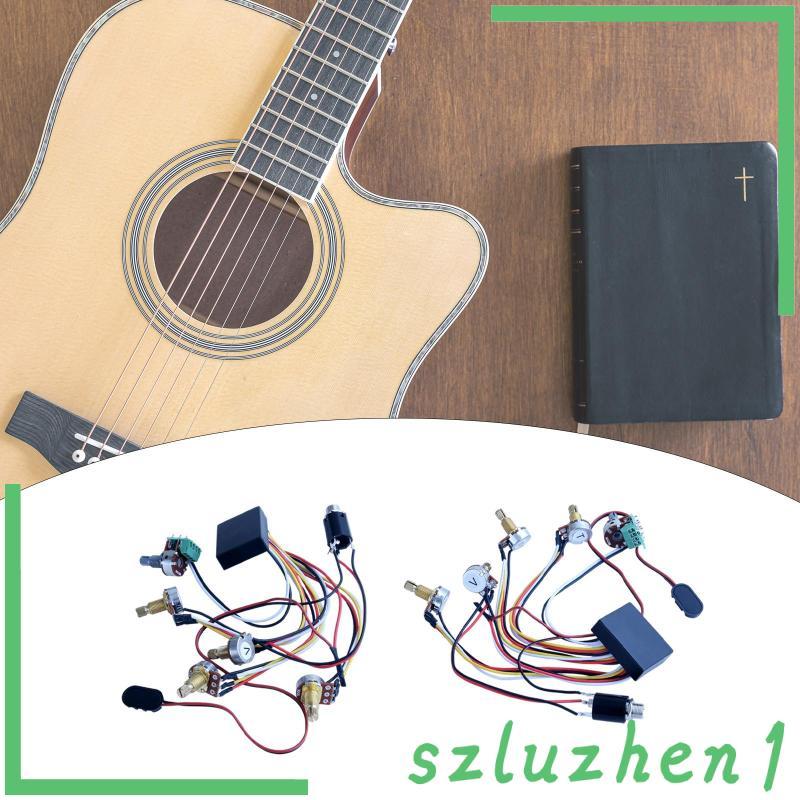 [Szluzhen1] Electric Bass Preamp Circuit EQ Preamp Circuit Pre Wired Active & Passive EQ Wired Bass 