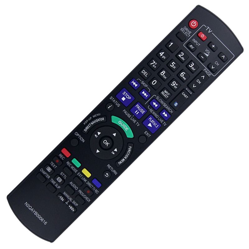 รีโมทคอนโทรลใหม่ล่าสุด N2QAYB000616 เข้ากันได้กับ Panasonic DVD DMR-BST701 DMR-BST700 DMR-BST800 DMR