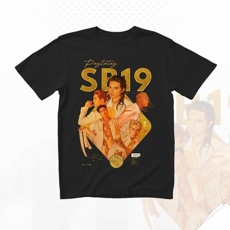 ชุด SB19 - Mugmania - เสื้อยืด SB19 Pagtatag สำหรับผู้ชาย/ผู้หญิง - เสื้อแขนสั้นแบบยูนิเซ็กซ์