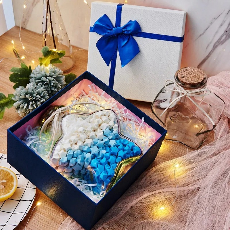 ชุดขวดดาว ทําเอง แฮนด์เมดพับขวดที่ต้องการอุปกรณ์ของขวัญคริสต์มาส