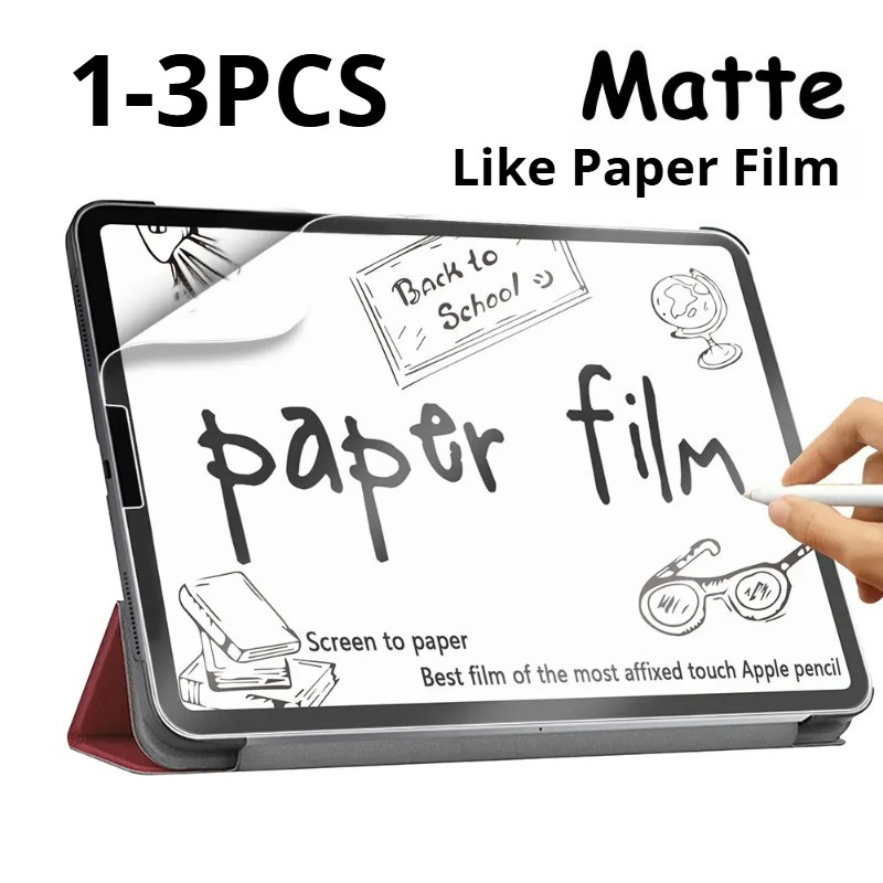 1-3PCSเช่นกระดาษฟิล์มป้องกันหน้าจอสําหรับLenovo Xiaoxin Tab M11 M10 Plus 10.6 3rd Gen Matteกระดาษ-Li