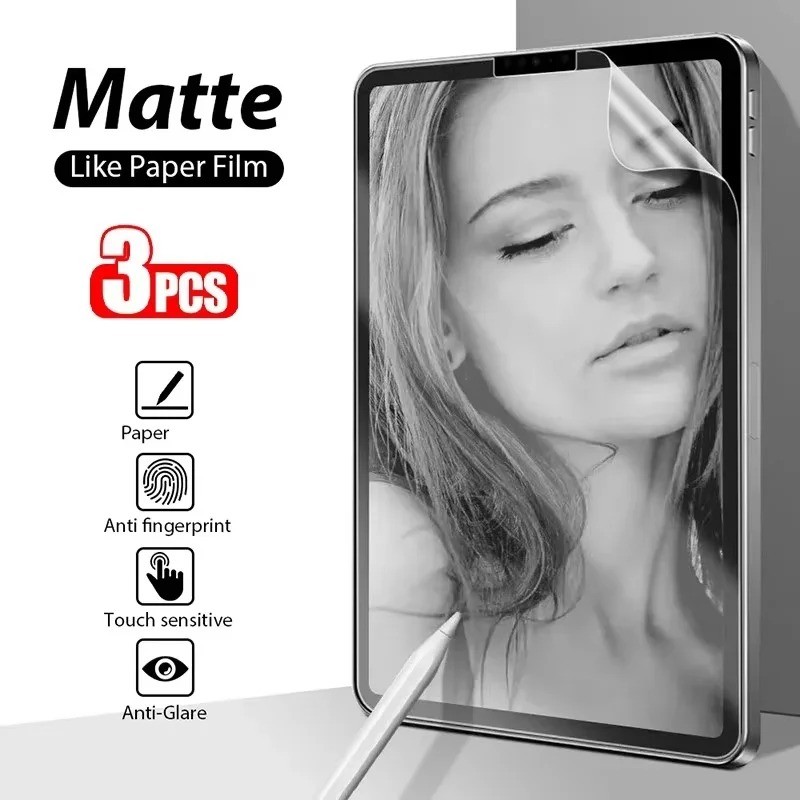 1-3PCSกระดาษฟิล์มแท็บเล็ตป้องกันหน้าจอสําหรับLenovo Xiaoxin Tab M11 M10 Plus 10.6 3rd Genภาพวาดเขียน