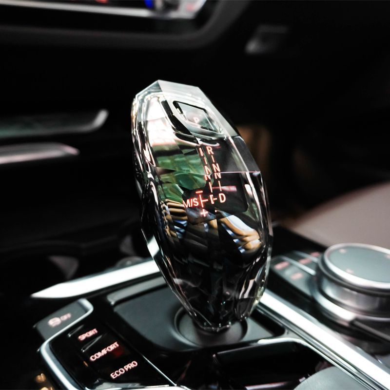 เหมาะสําหรับ BMW 5 Series X3X47 Series 6 Series GT คริสตัลเกียร์จับคริสตัลเกียร์ Lever ดัดแปลงตกแต่ง