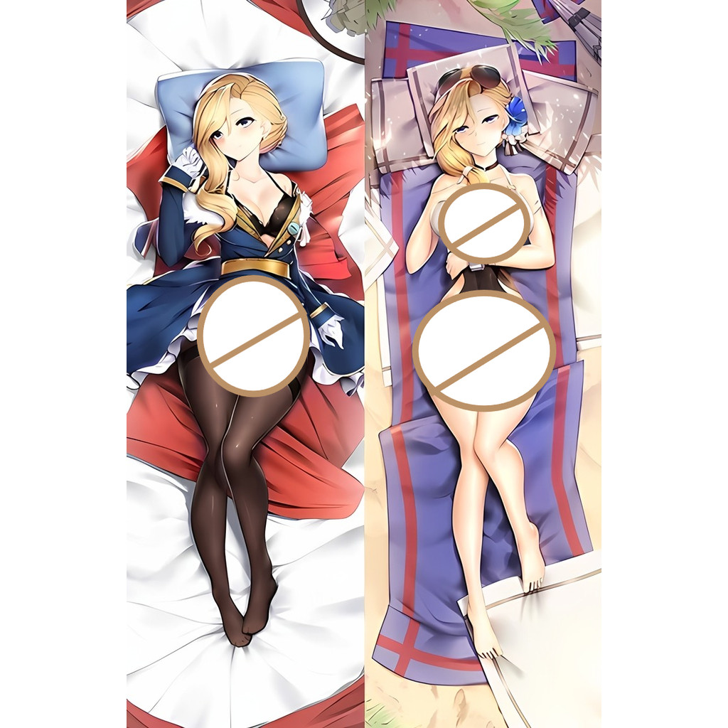 อะนิเมะ Azur Lane HMS Hood เซ็กซี่ Dakimakura กอดหมอน