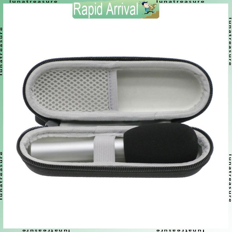 Lun กระเป๋าใส่เคสแข็ง EVA ป้องกัน EVA สําหรับไมโครโฟนคอนเดนเซอร์