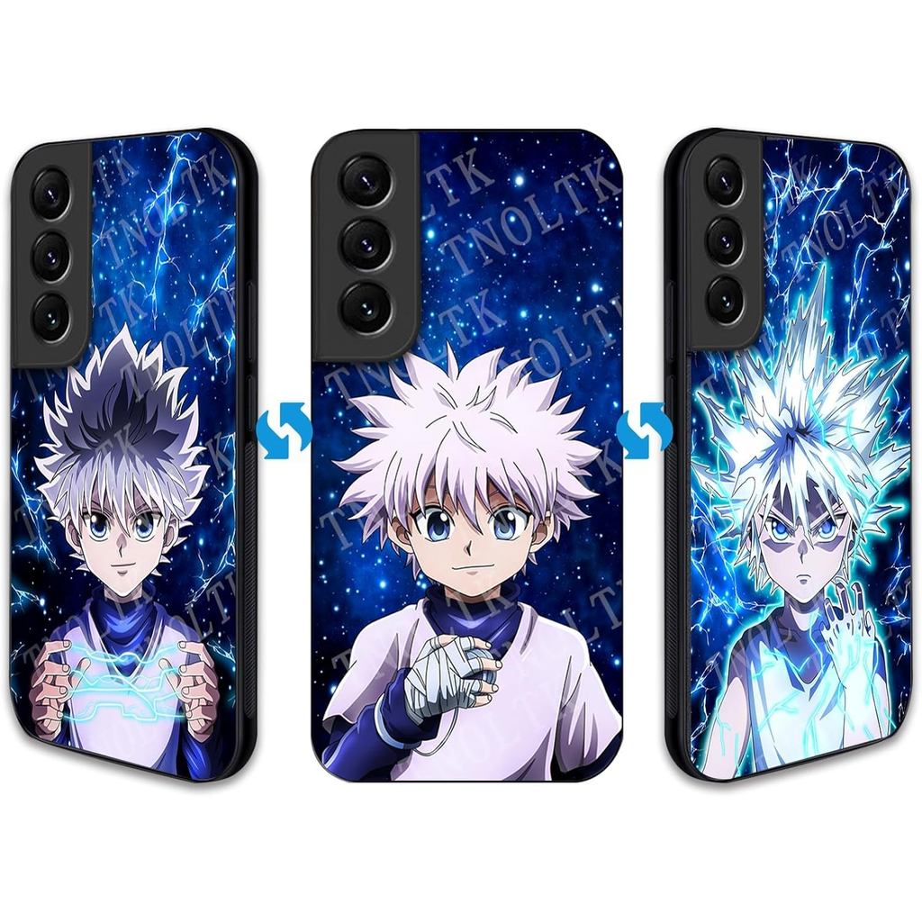 3D Anime Motion Case for Galaxy S Case 6.1" Shockproof Soft Anti-Scratch Cool Manga Changable Compat