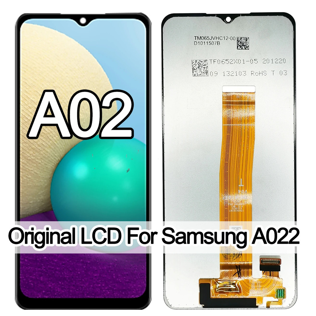 6.5 "Original สําหรับ Galaxy A02 จอแสดงผล LCD A022 SM-A022M หน้าจอสําหรับ A022F A022G A022M SM-A022F