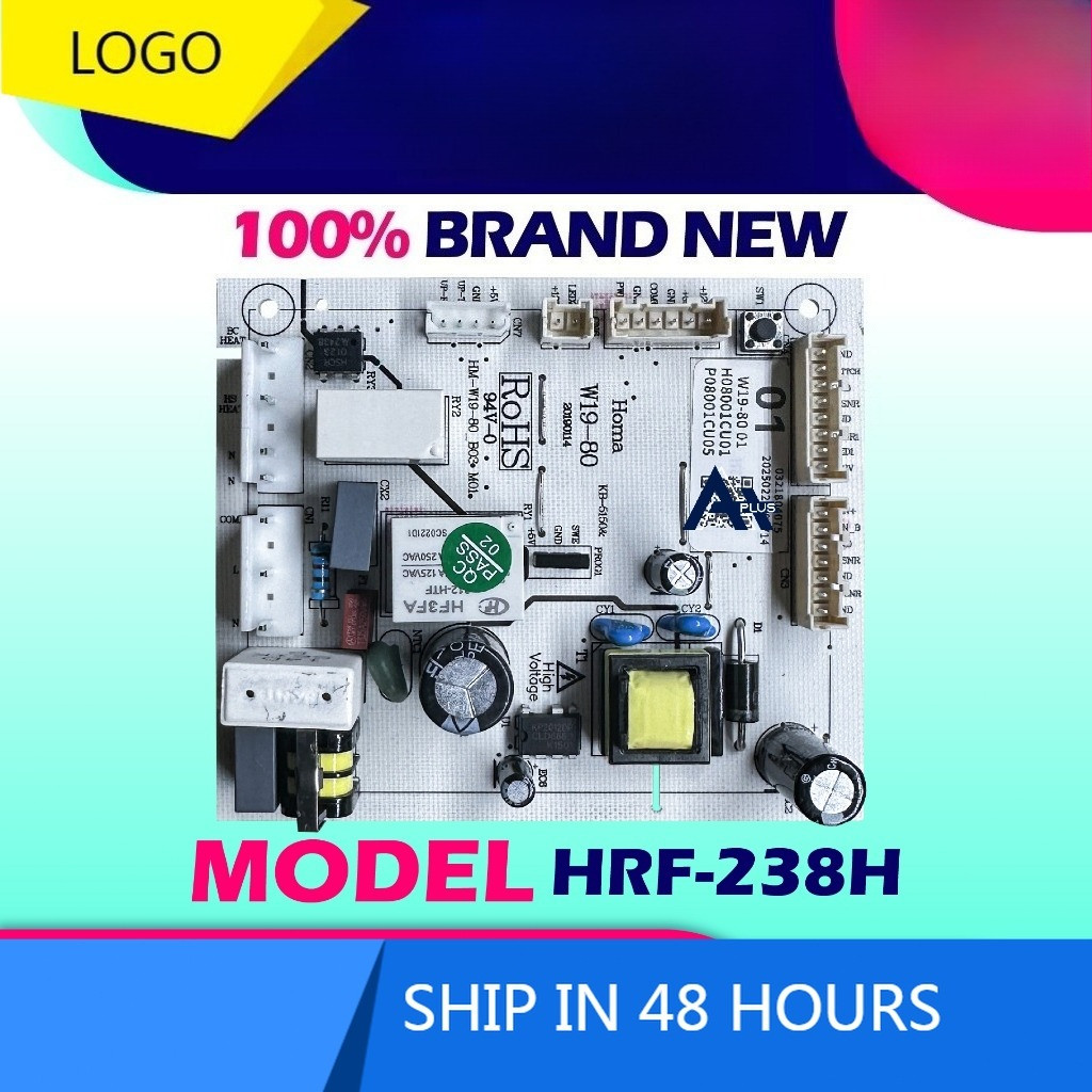 HRF-238H HAIER ตู้เย็น PCB Board HRF-238 HRF238H HRF238 HRF 238H บอร์ด Peti Sejuk W19-80