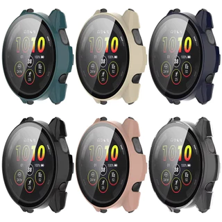 ปกกระจกนิรภัย for Smartwatch Garmin Forerunner 165/165 Music เคสป้องกันรอยขีดข่วน ครอบคลุมเต็ม for Garmin Forerunner 165