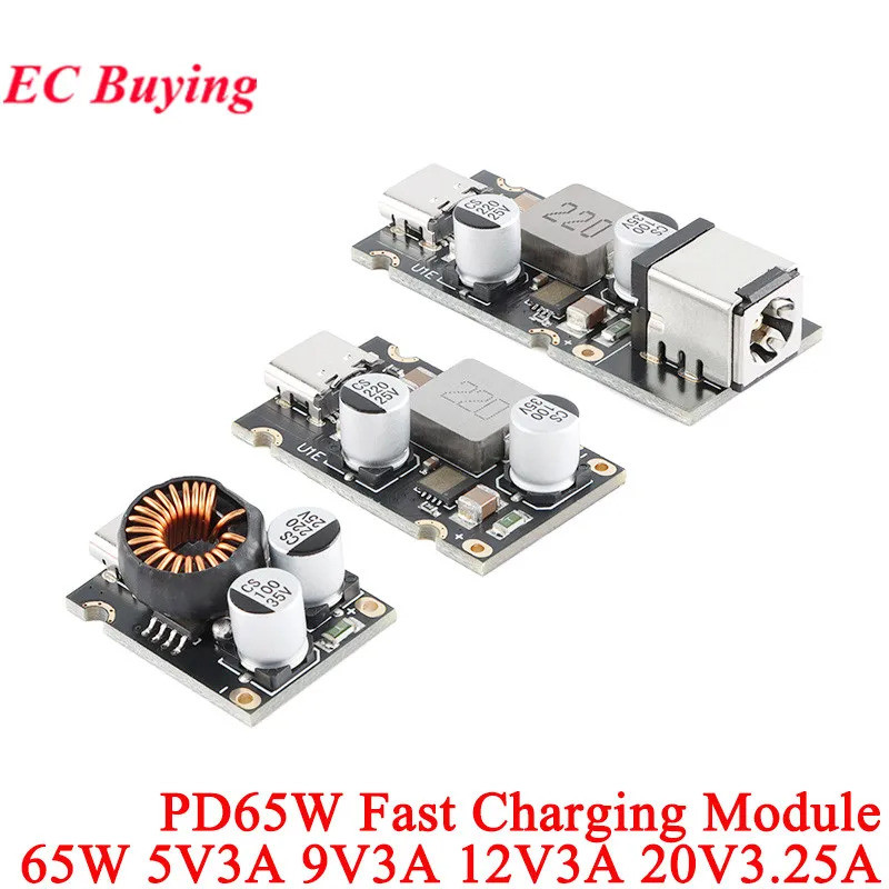 PD65W Fast Charging โมดูลอินเทอร์เฟซ Type-C Apple PD3.1 PPS FAST Charge QC3.0 Huawei SCP Full Protoc