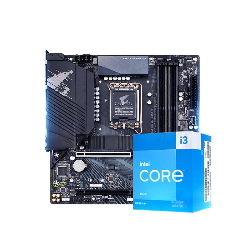 รุ่นที่ 12 รุ่นที่ 13 i3 12100f/13100f Magic Eagle รุ่น wifi คอมพิวเตอร์ Gigabyte เมนบอร์ด cpu ชุด