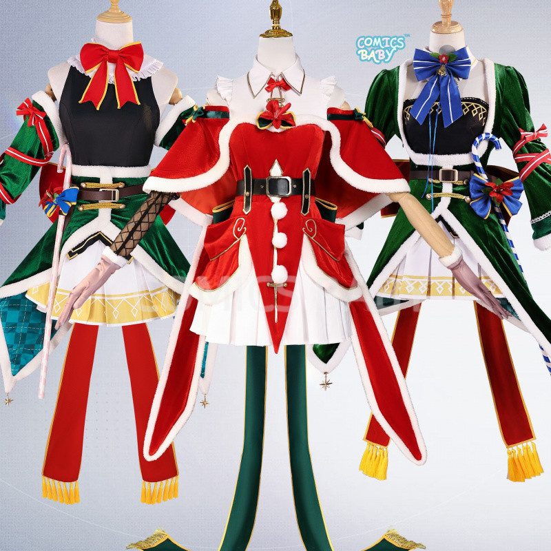 Re:ZERO - Starting Life in Another World Christmas Cosplay Costume  เหมือนเครื่องแต่งกายเจ้าหญิงคริส