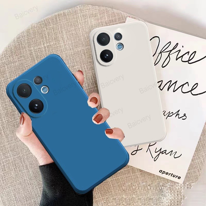 สําหรับ VIVO V60 V2511 / V60E / T4 Pro 5G V2510 สีสัน Matte ป้องกันกันกระแทก