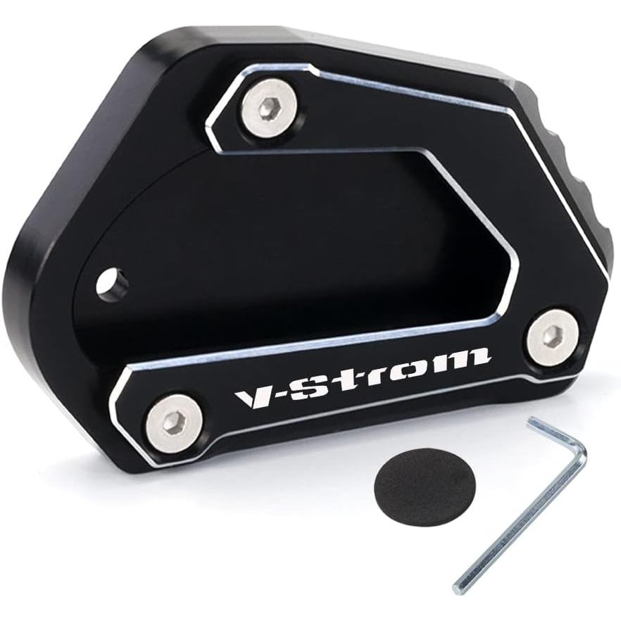 Modeer สําหรับ V-Strom 650XT DL650 2004-205 รถจักรยานยนต์ CNC อลูมิเนียมสําหรับขาตั้งด้านข้างเท้า Pa