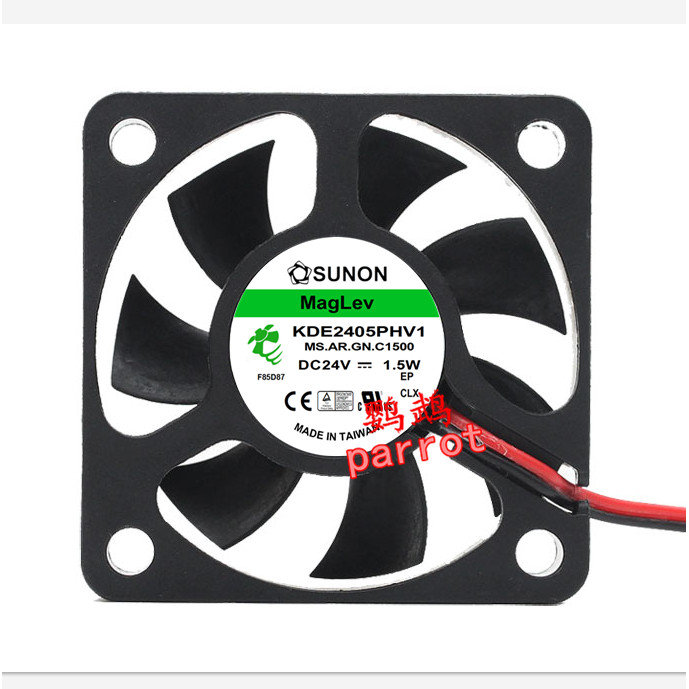 KDE2405PHV1 ใหม่เอี่ยมไต้หวันที่ถูกต้อง SUNON 5015 24V 1.5w พัดลมระบายความร้อนอินเวอร์เตอร์